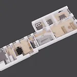 Big 4 Bedroom With Bathtub By Cph Hall Square Copenhague